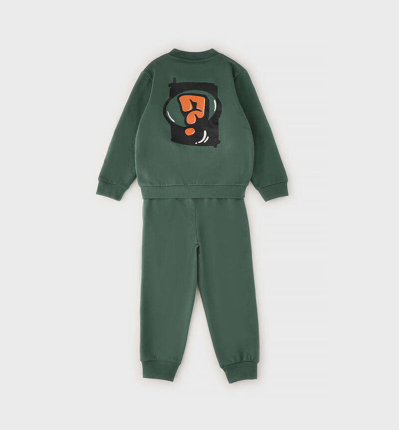 Tuta per bambino Sarabanda VERDE MILITARE-4717