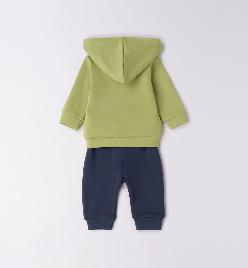 Tuta per bimbo neonato VERDE-5223