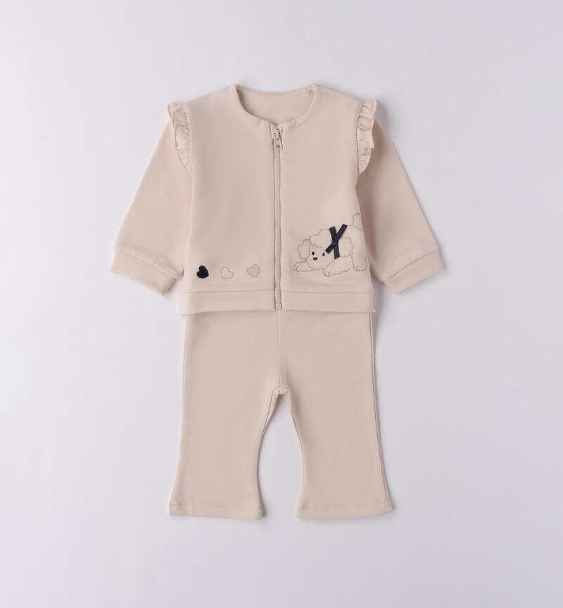 Baby girl tracksuit CRYSTAL GRAY-2911