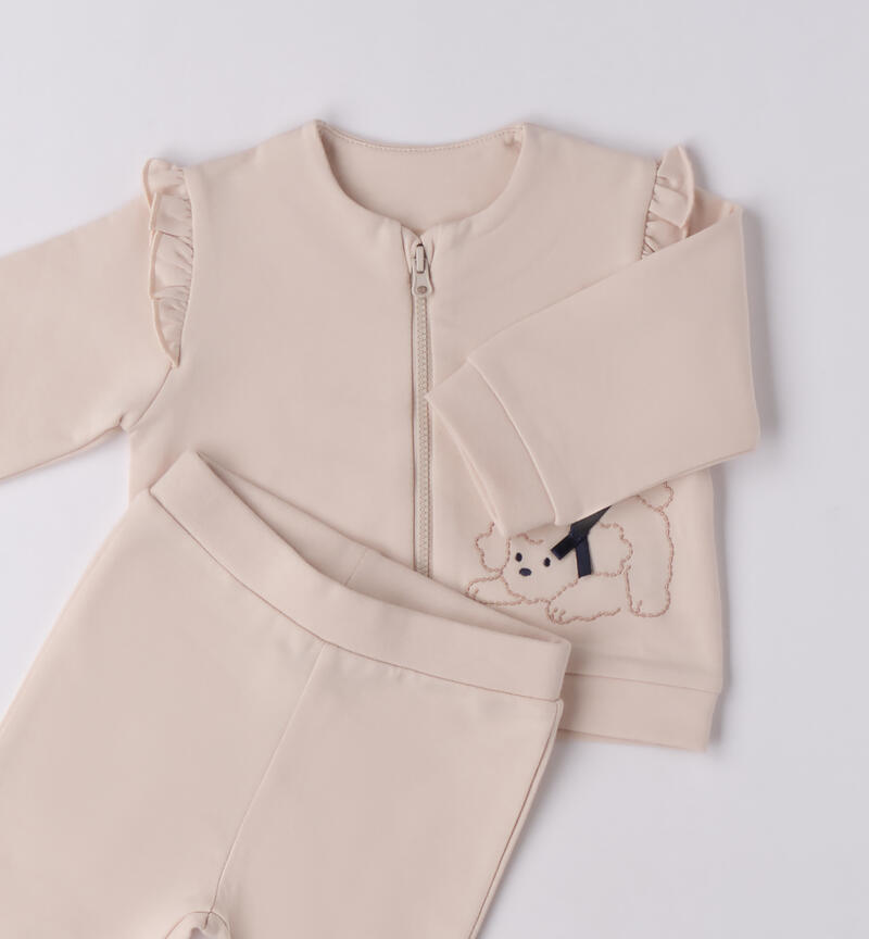 Baby girl tracksuit CRYSTAL GRAY-2911