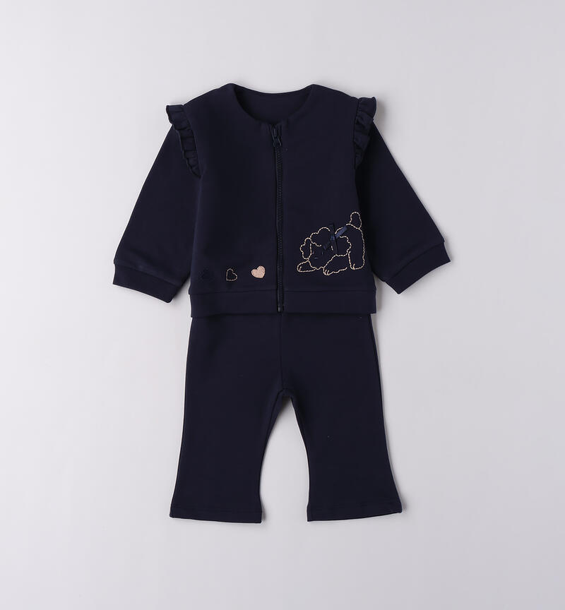 Baby girl tracksuit NAVY-3854