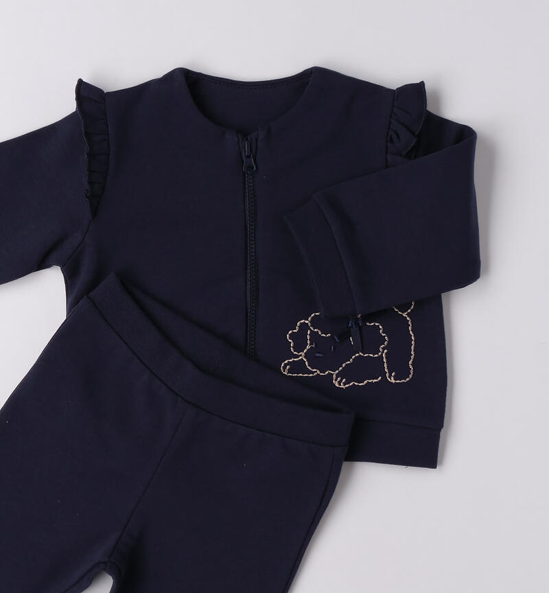 Baby girl tracksuit NAVY-3854