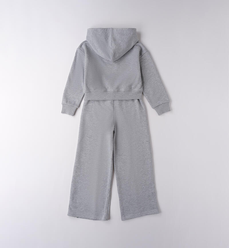 Tuta per ragazza GRIGIO MELANGE-8992