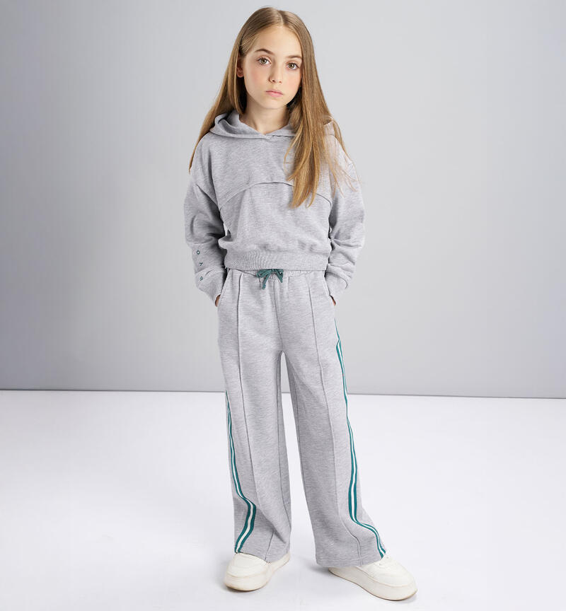 Tuta per ragazza GRIGIO MELANGE-8992