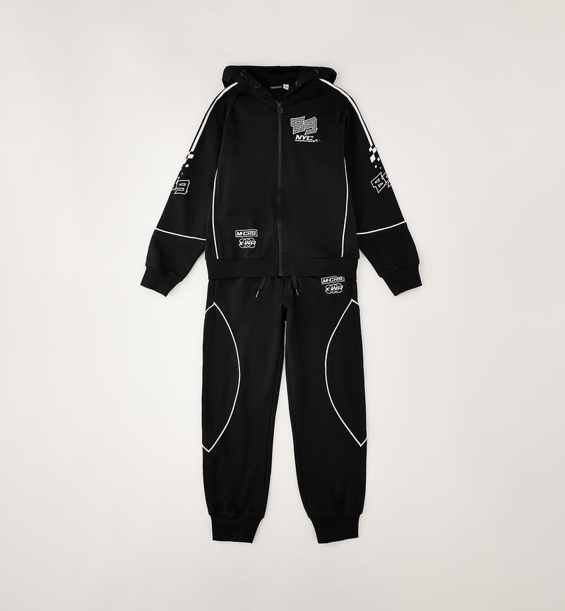 Sarabanda boy's tracksuit NERO-0658