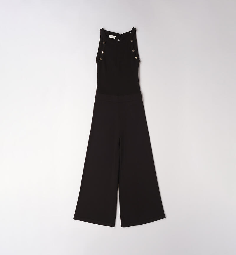 Tuta ragazza elegante NERO-0658