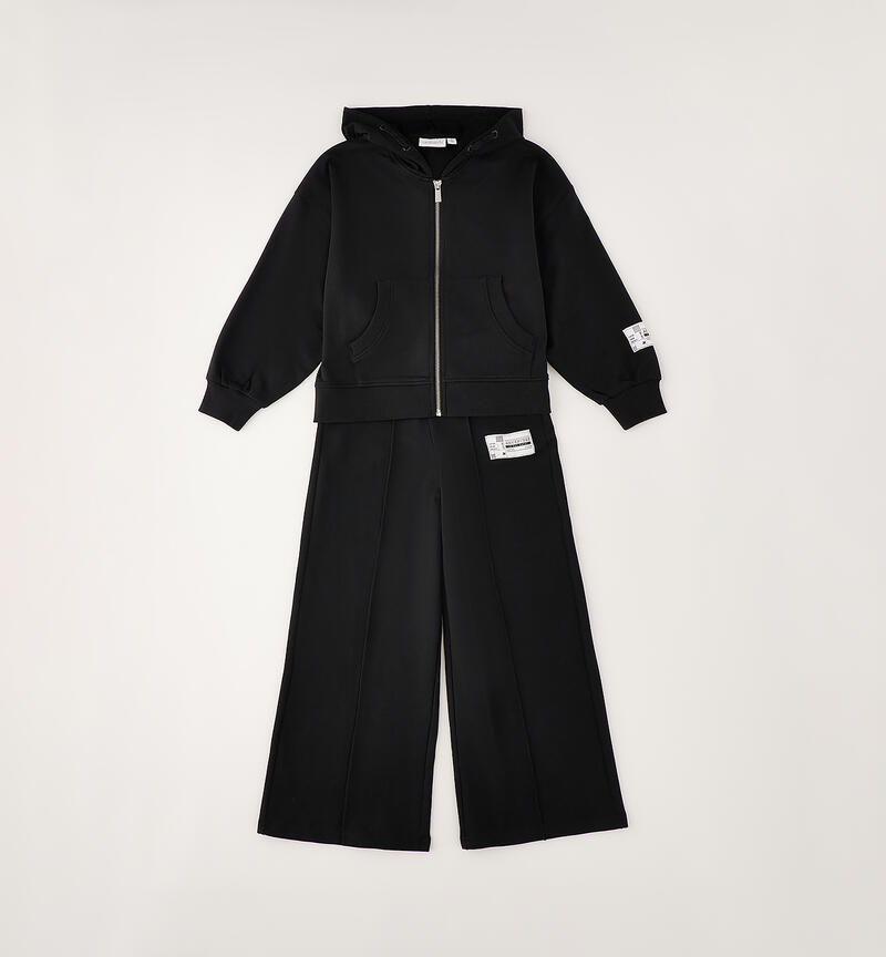 Sarabanda girl's jumpsuit NERO-0658