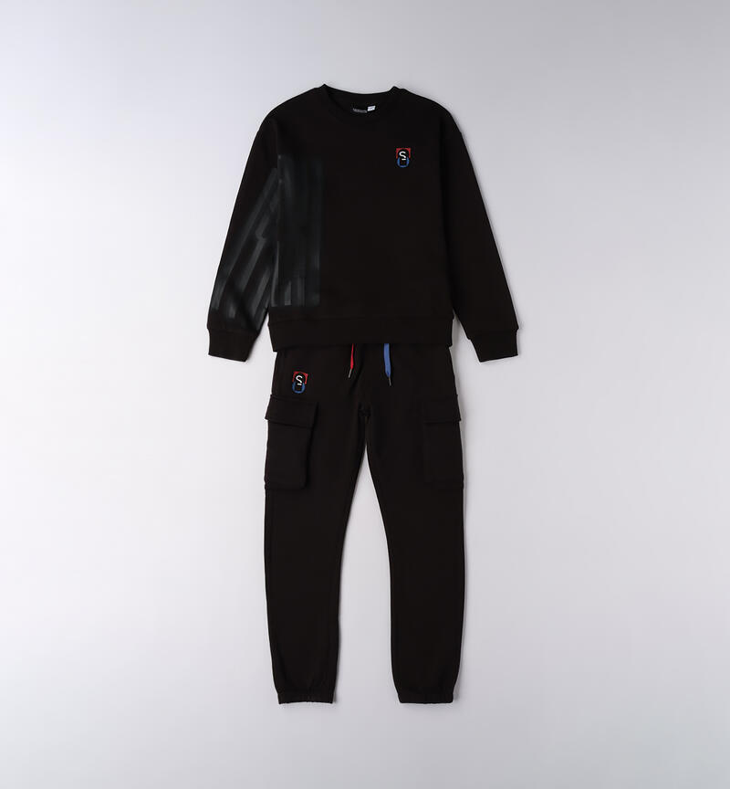 Tuta ragazzo Sarabanda NERO-0658