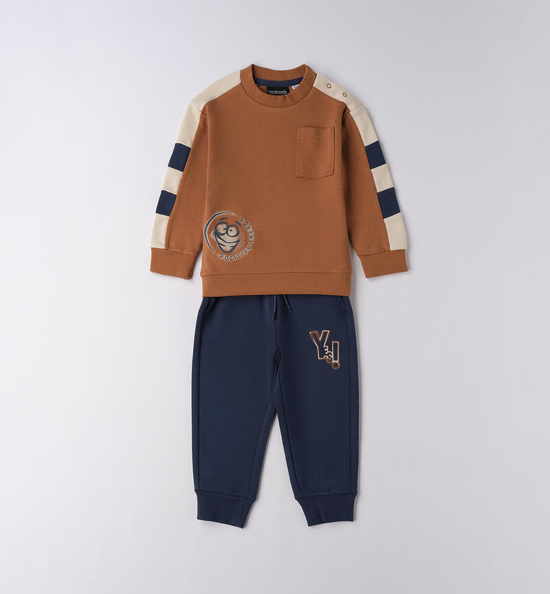 Tuta sportiva bambino BEIGE-1117