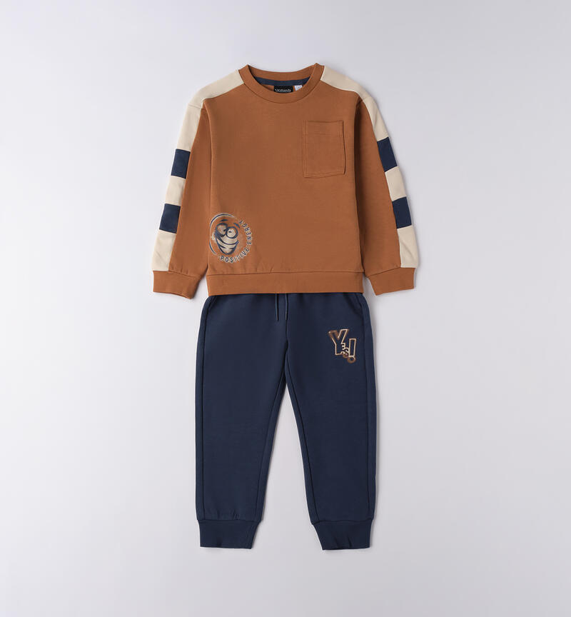 Tuta sportiva bambino BEIGE-1117