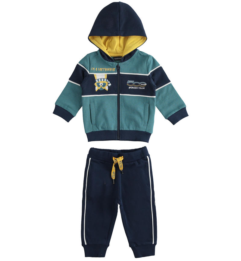 Tuta sportiva bambino Fiat Nuova 500 da 9 mesi a 8 anni Sarabanda VERDE-VERDE-6UF7