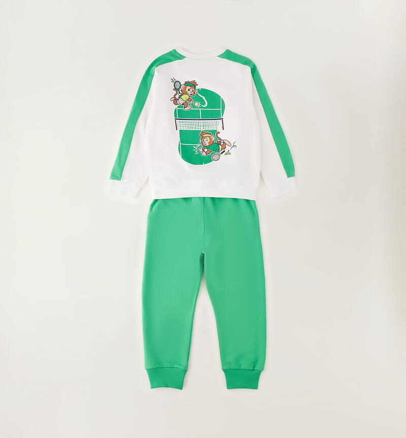 Tuta sportiva bambino Sarabanda BIANCO-0113