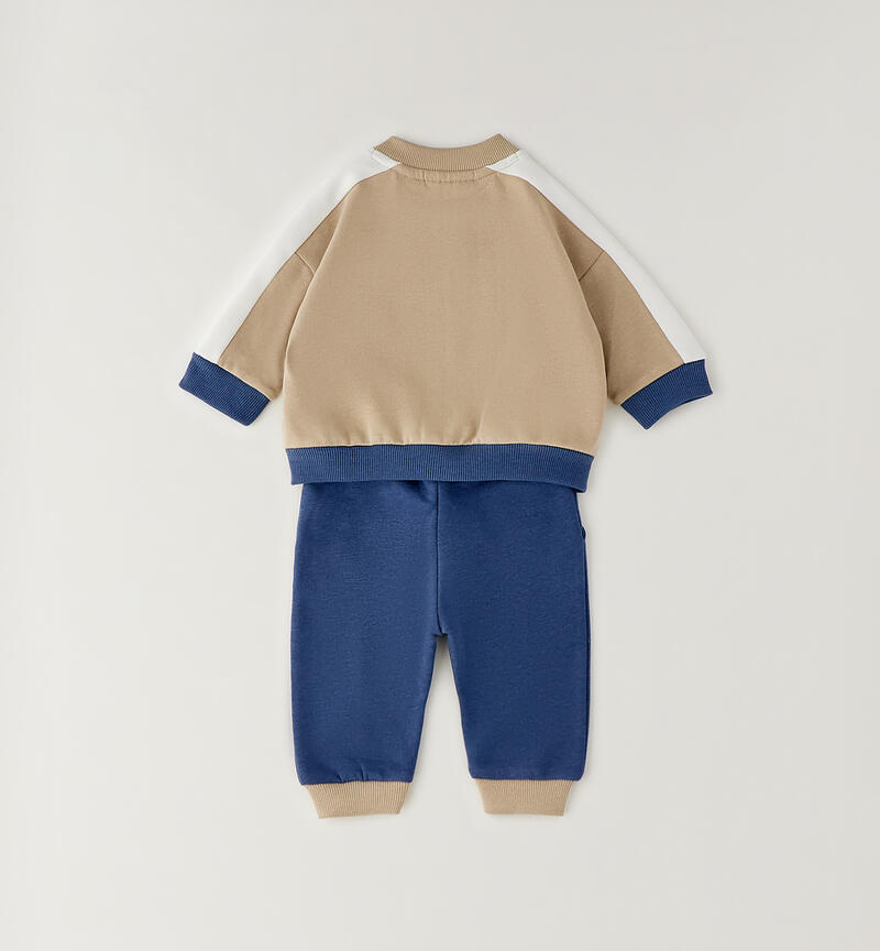 Tuta sportiva neonato BEIGE-0471