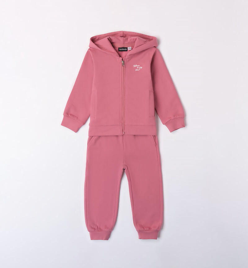 Sarabanda sporty tracksuit for girls from 9 months to 8 years CIPOLLA-3021