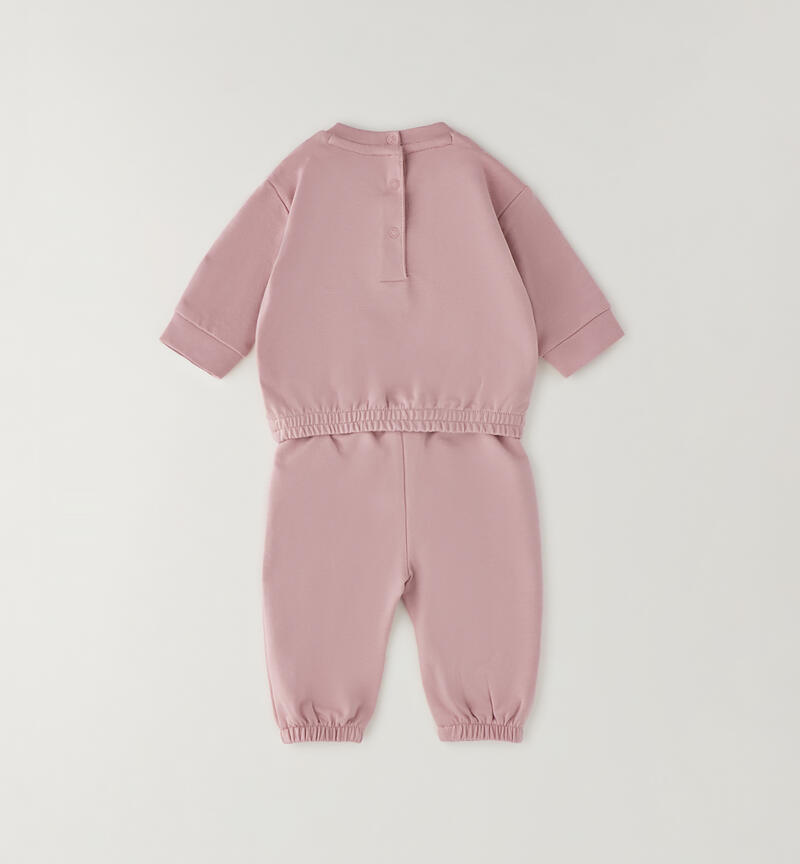 Tuta sportiva per neonata ROSA-3031