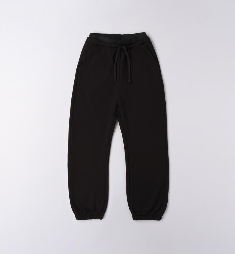Tuta sportiva ragazza NERO-0658