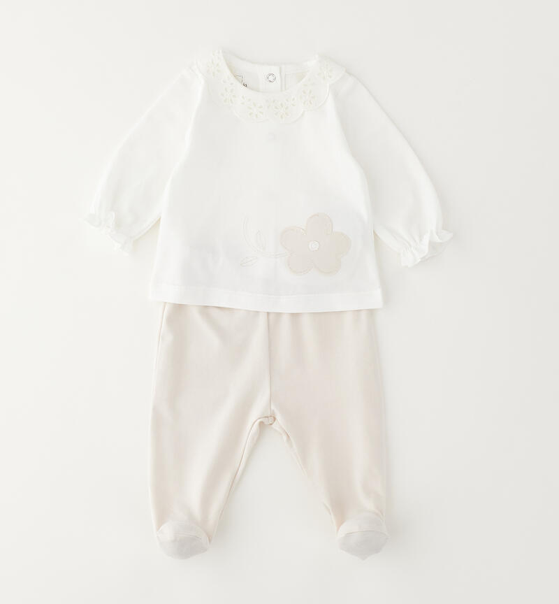 Tutina 2 pezzi neonata PANNA-0112