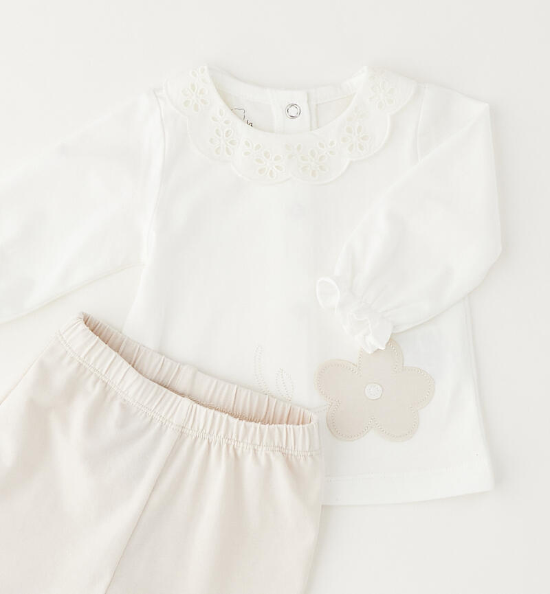 Tutina 2 pezzi neonata PANNA-0112