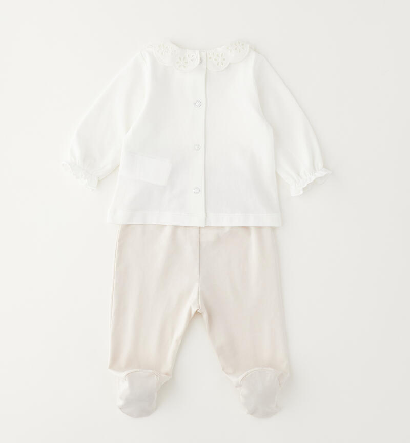 Tutina 2 pezzi neonata PANNA-0112