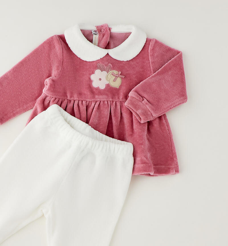 Newborn chenille onesie ORCHIDEA-2744