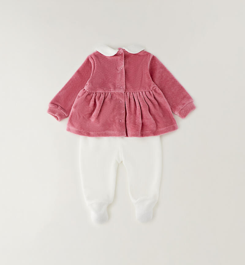 Newborn chenille onesie ORCHIDEA-2744