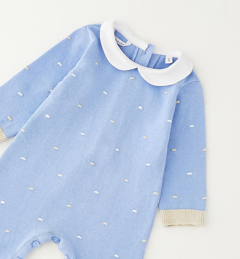Baby girl's onesie AZZURRO-3862