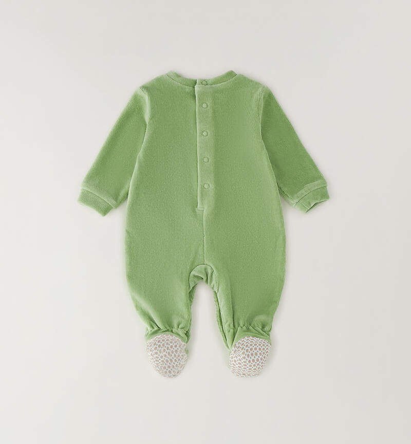 Baby onesie VERDE OLIVA-4911