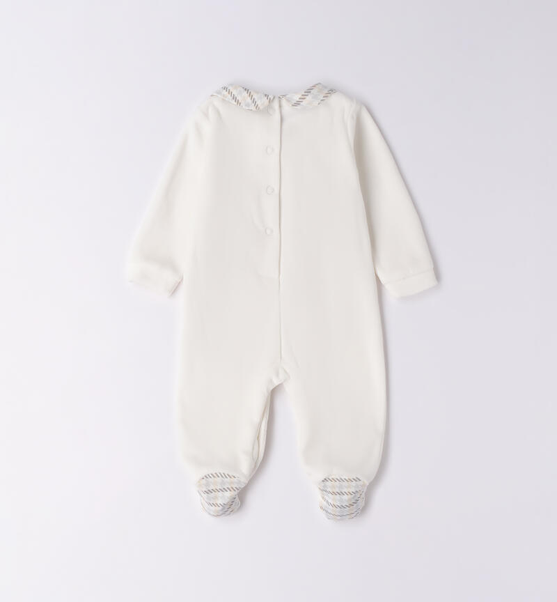 Chenille romper for baby girl PANNA-0112