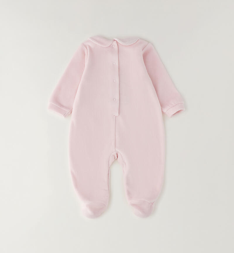 Chenille baby romper PINK-2714