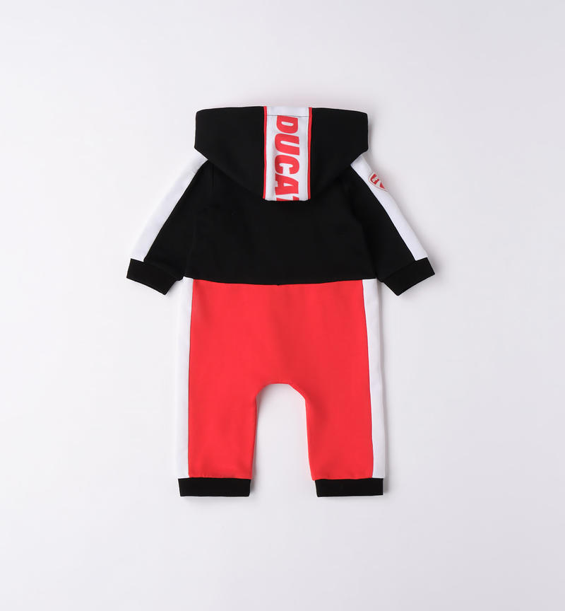 Tutina intera neonato Ducati da 3 a 24 mesi NERO-0658