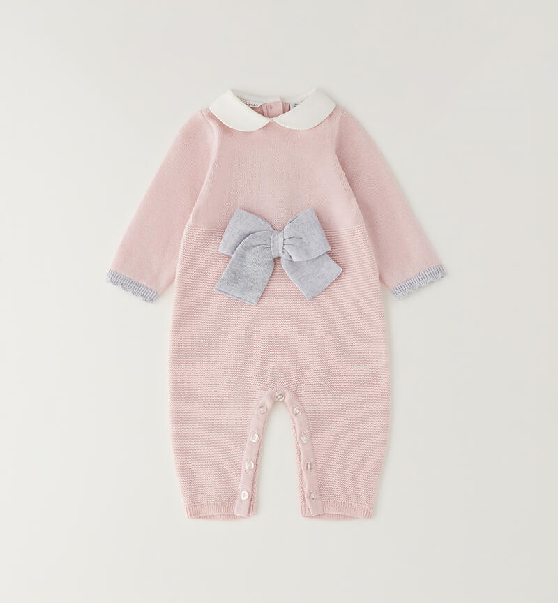 Newborn winter onesie PINK-2714