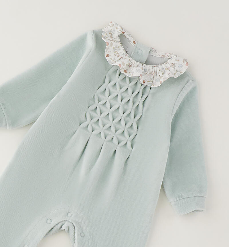 Minibanda baby romper LIGHT MINT-4134