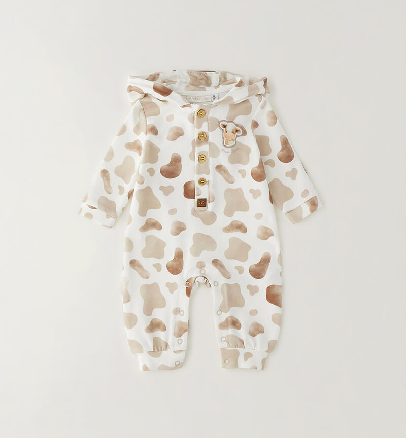 Tutina Minibanda neonato PANNA-BEIGE-6CEG