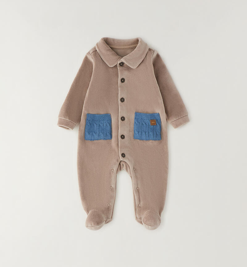 Tutina Minibanda per neonato BEIGE-0437
