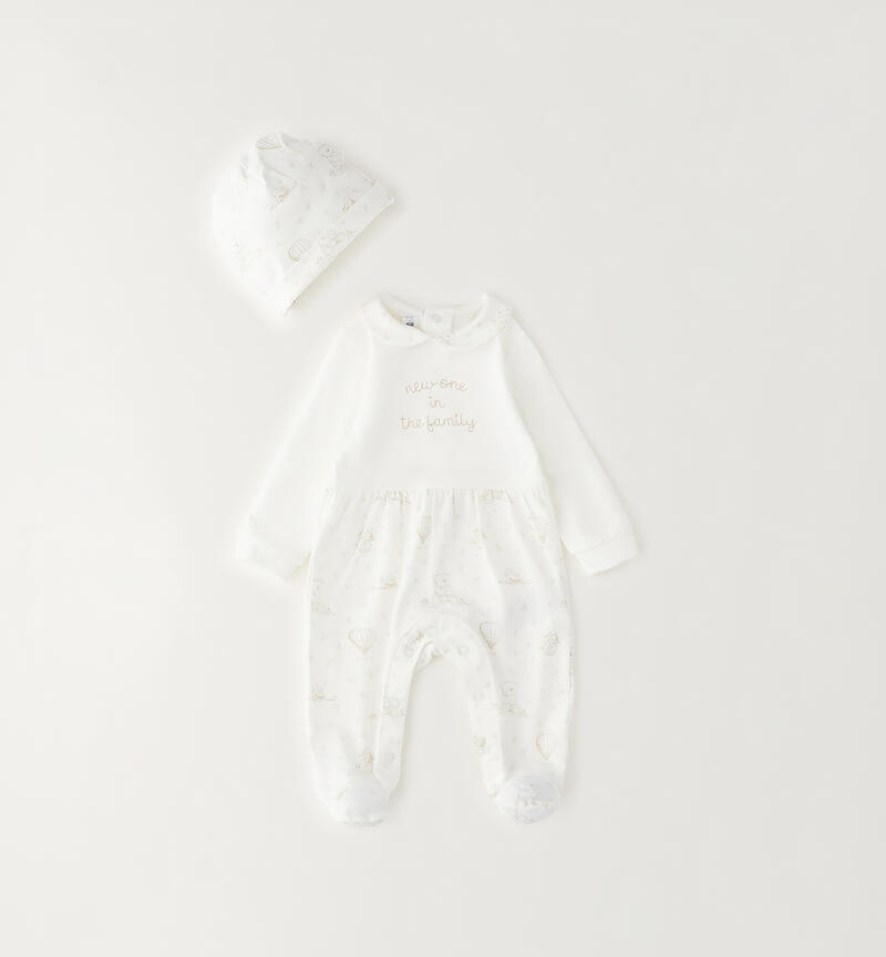 Unisex Miniband Onesie PANNA-ECRU'-6BZU