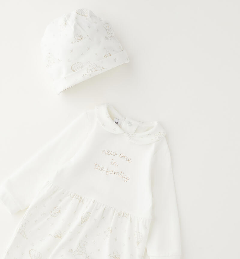 Unisex Miniband Onesie PANNA-ECRU'-6BZU