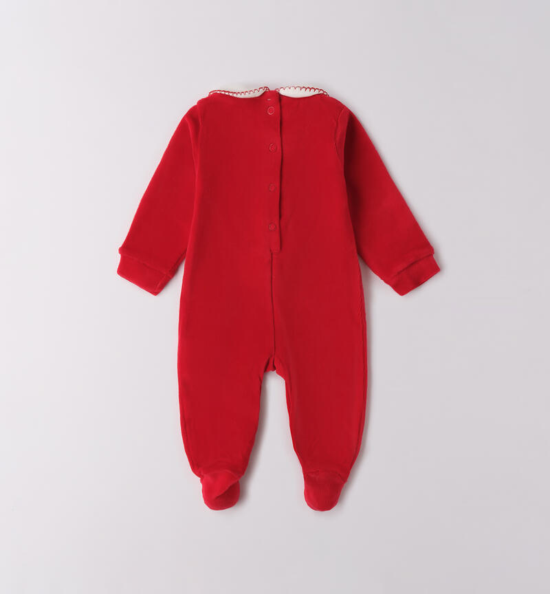 Tutina natalizia neonata ROSSO-2253