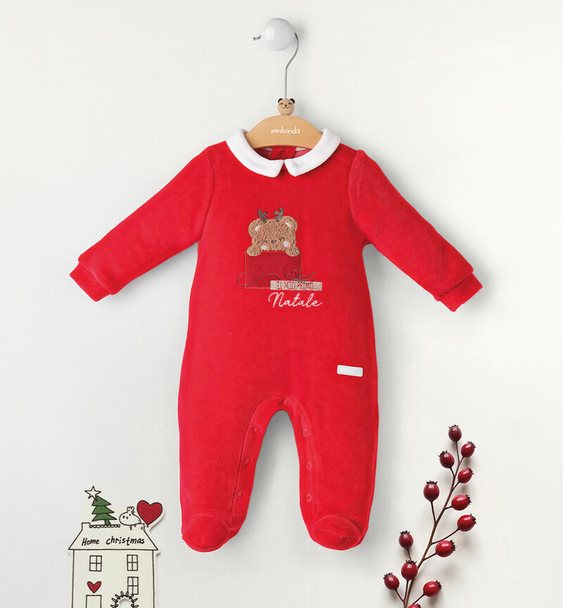 Christmas newborn romper ROSSO-2253