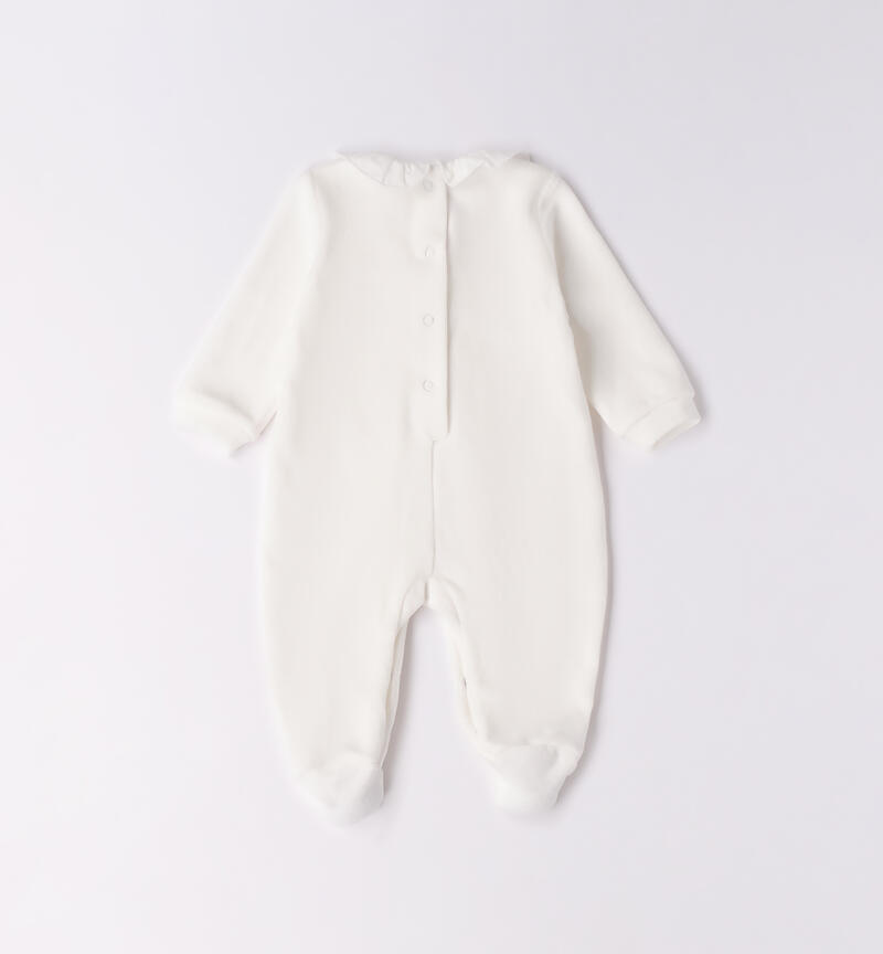 Baby girl chenille onesie PANNA-0112