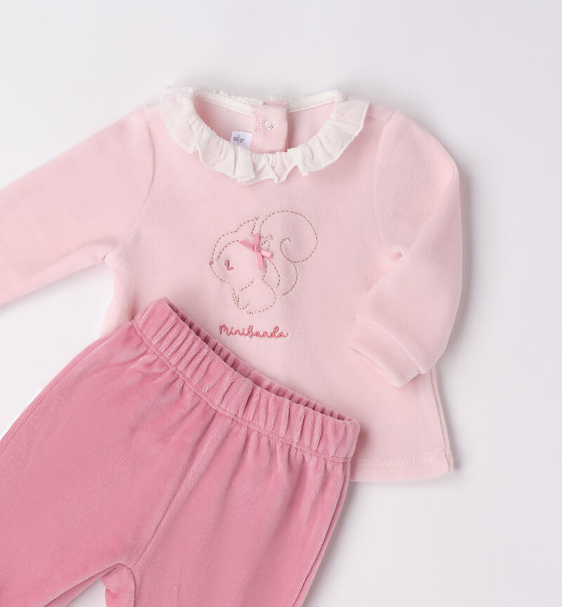Minibanda baby girl romper PINK-2714