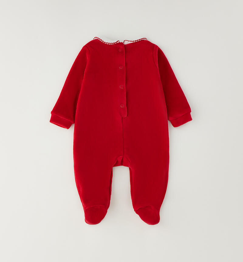 Tutina neonata Natale ROSSO-2253