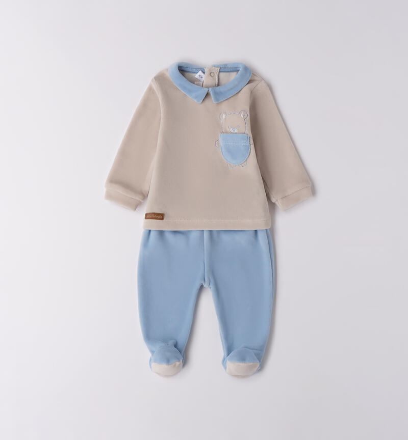 Tutina neonato 2 pezzi TORTORA-0521