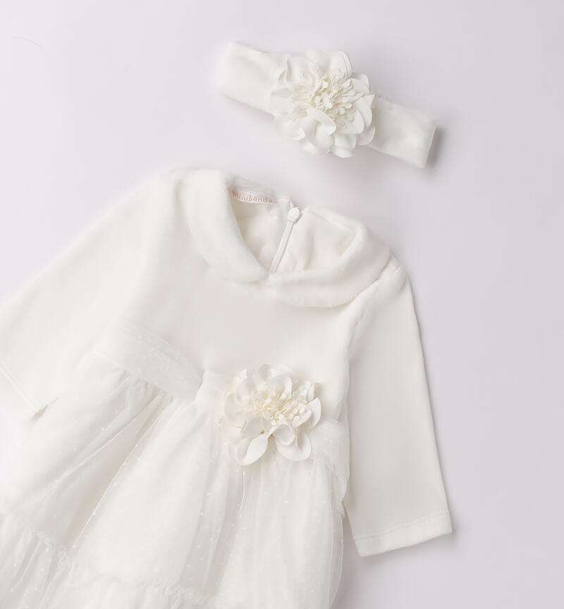 Christening dress for baby girl PANNA-0112