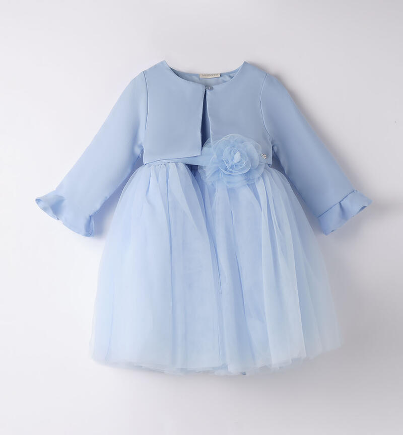 Vestito elegante bambina ANGEL BLUE-3685