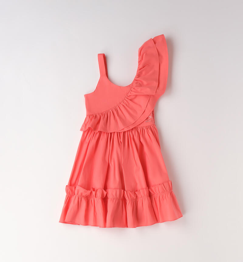 Vestito monospalla bambina CORALLO-2143