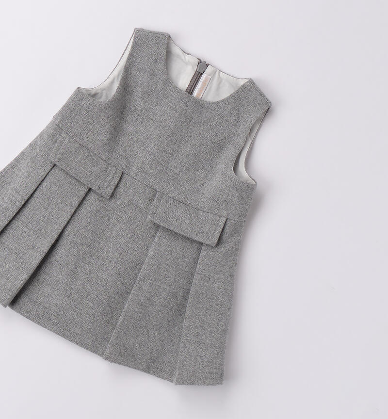 Vestito neonata Minibanda GRIGIO SCURO MELANGE-8879