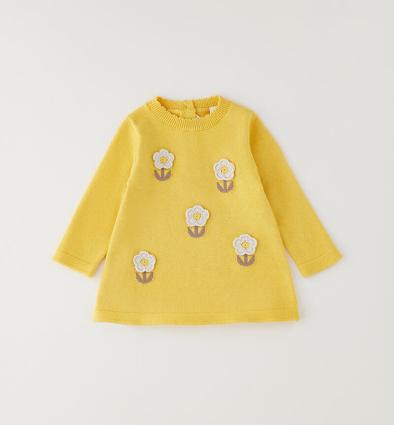 Baby girl dress GIALLO-1624