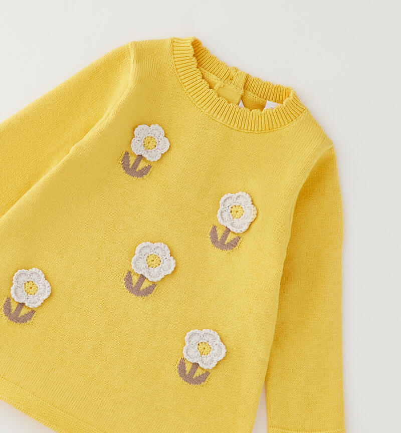 Baby girl dress GIALLO-1624