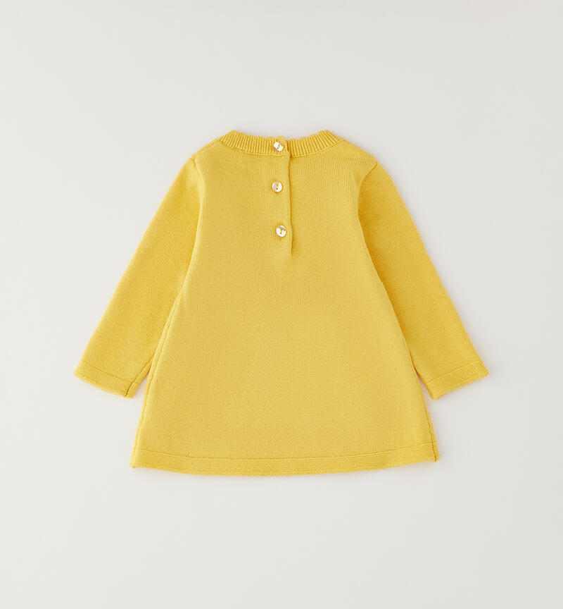 Baby girl dress GIALLO-1624